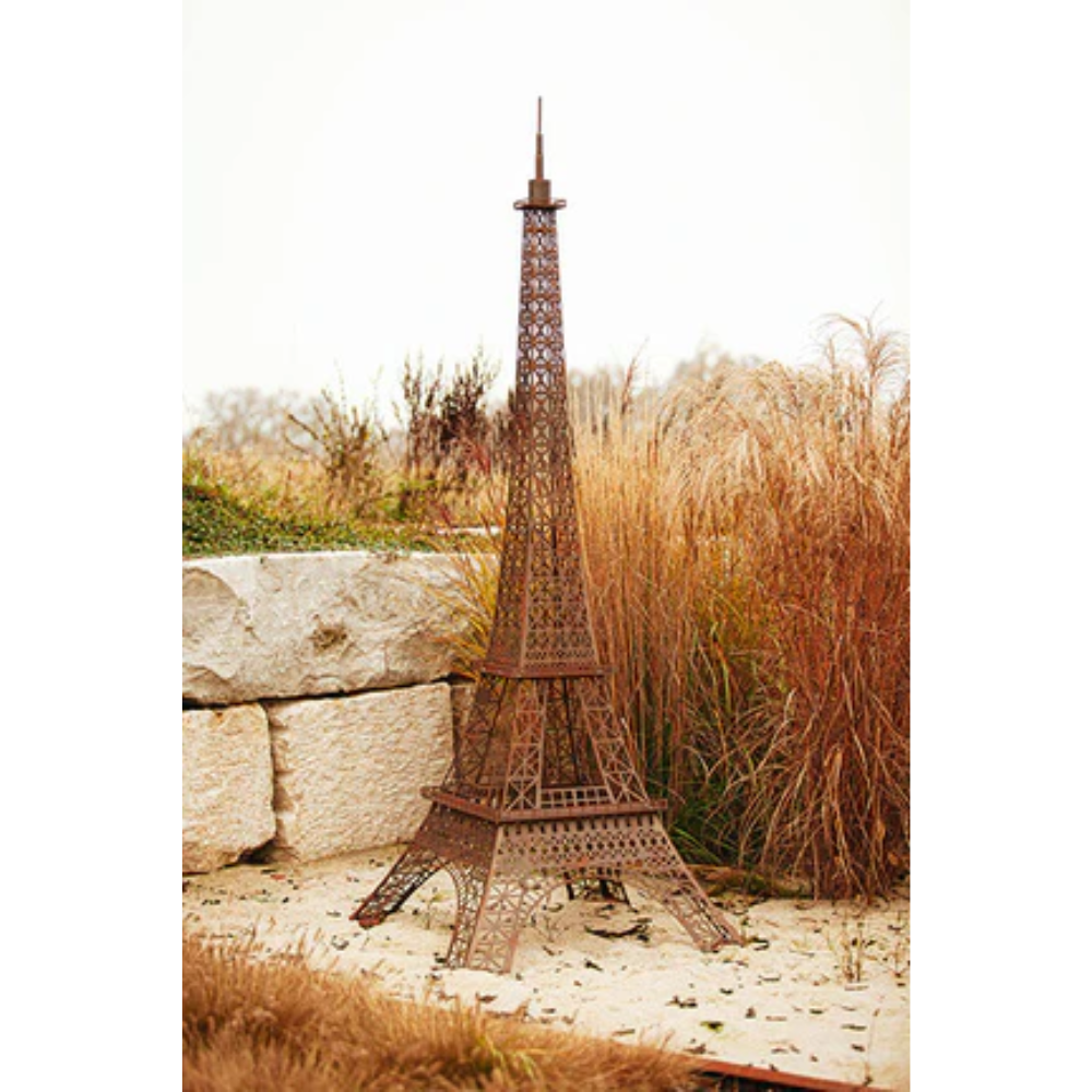 Eiffelturm aus Metall Edelrost XXL Skulptur Pariser Wahrzeichen