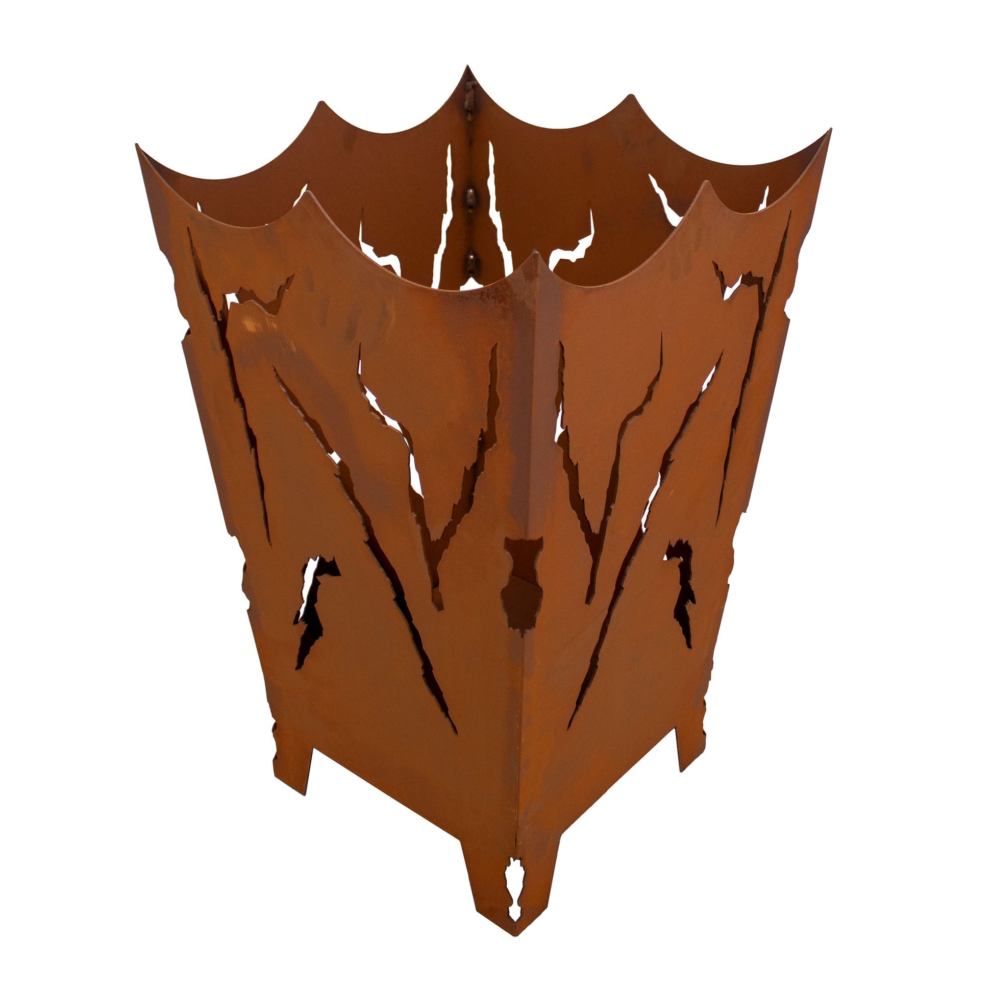 Feuerkorb Mystic - Feuerstelle aus Metall im Edelrost Design Garten-Feuerstelle