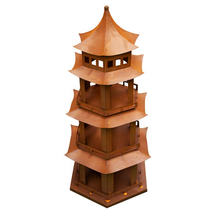 Ming Tempel - chinesische Gartengestaltung Bambusgarten Edelrost Asiatische Deko