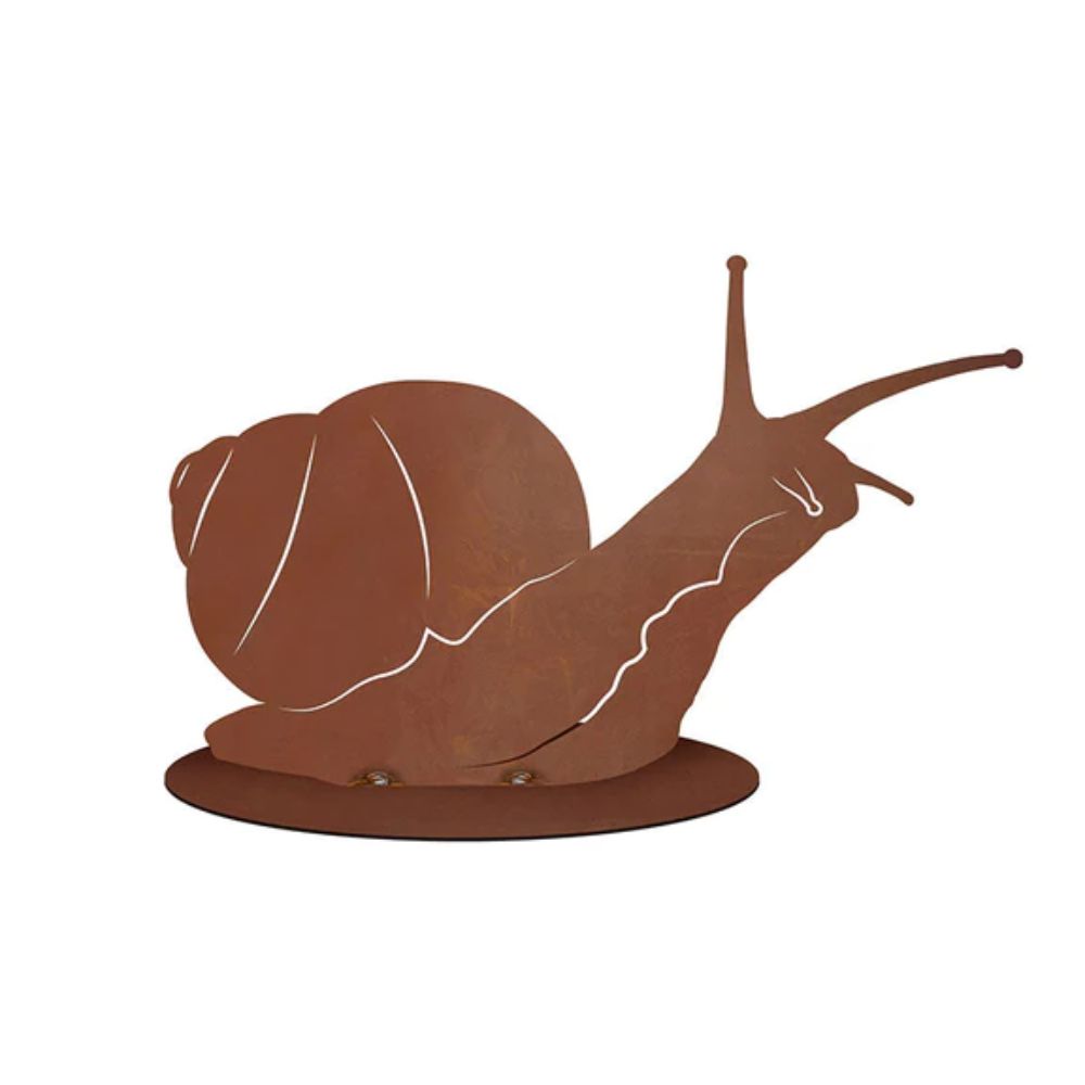 Tierfigur Metall - Schnecke Gonzales - Rostige Gartendeko für Tierfreunde