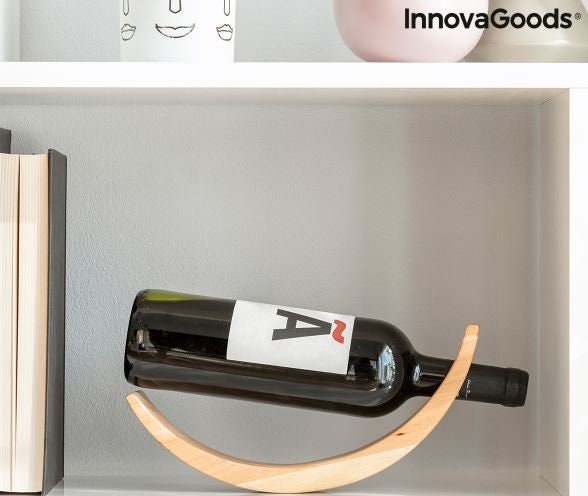 Weinflaschenhalter - Holz - Originelles Geschenk für Weinfreunde