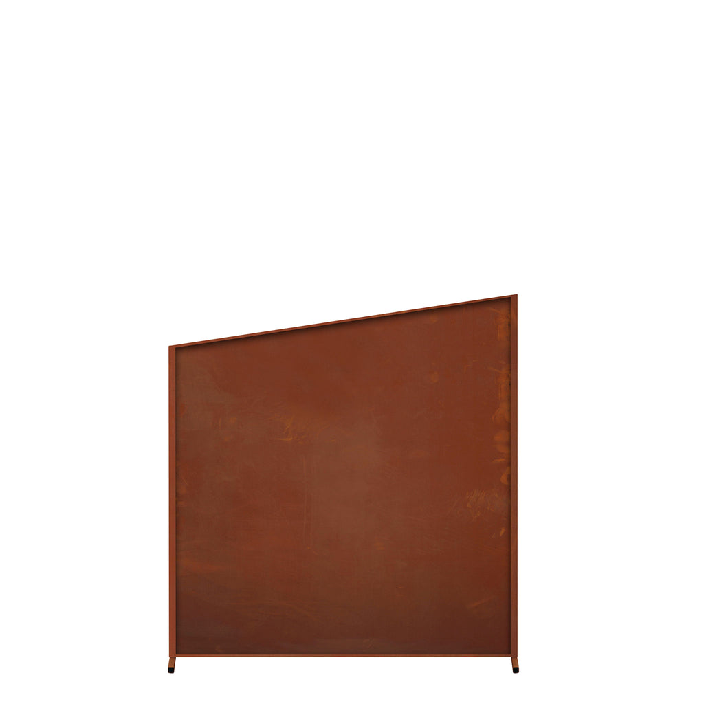 Sichtschutzwand Edelrost - Modern Art - Paravent Trennwand Windschutzwand