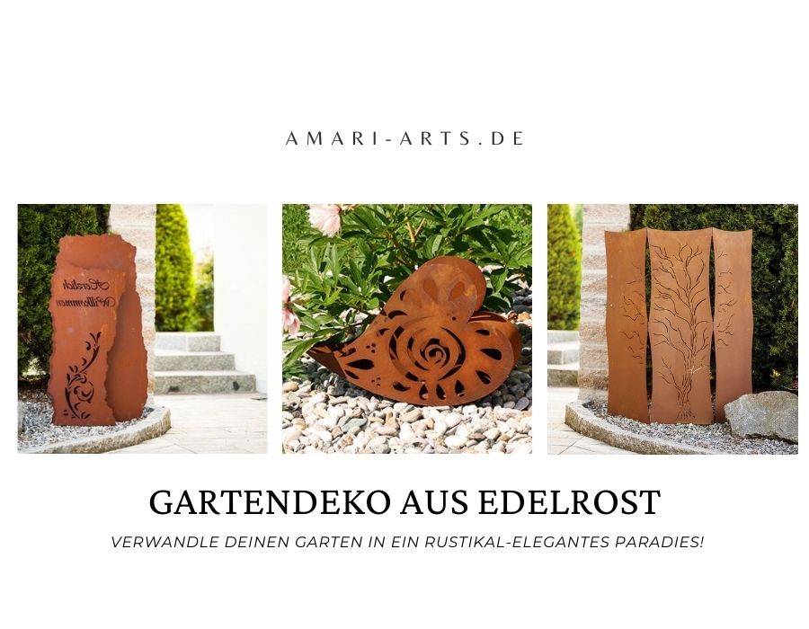 Gartendeko aus Edelrost – Ein Trend, der die Gartengestaltung revolutioniert