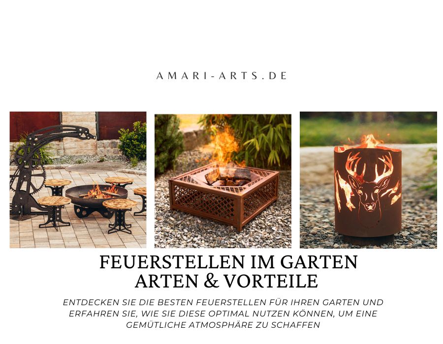Gemütliche Feuerstellen im Garten: Arten, Vorteile und Tipps zur optimalen Nutzung"