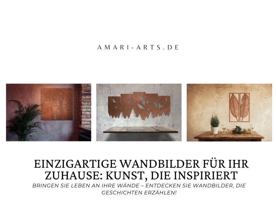 Kreative Wandbilder für Ihr Zuhause – Dekorationsideen für Innenräume