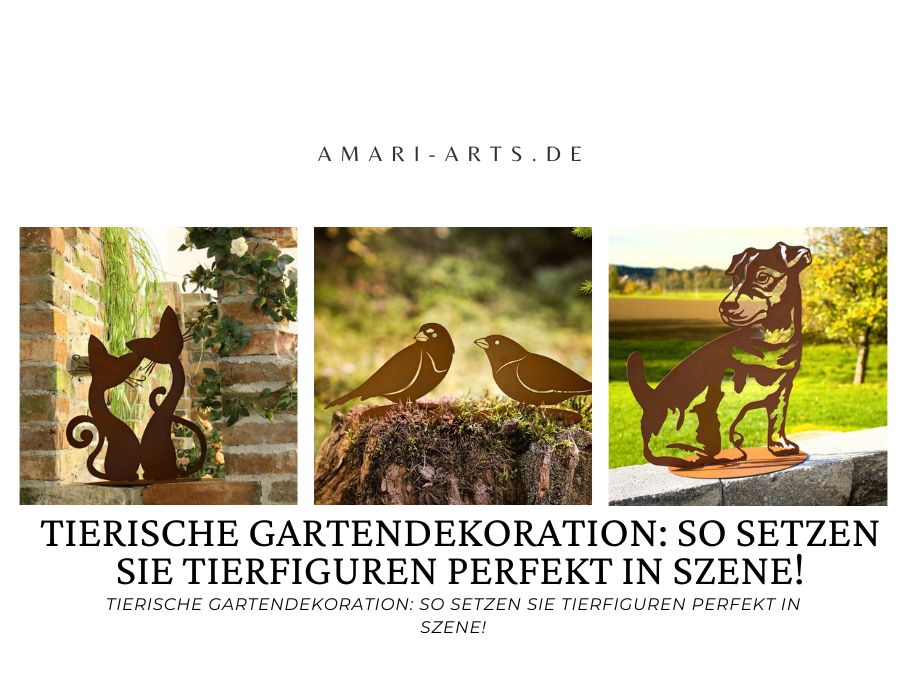 Tierfiguren als Gartendekoration – Vorstellung verschiedener Tierfiguren und deren Platzierung im Garten
