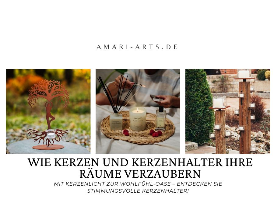 Stimmungsvolle Beleuchtung mit Kerzen und Kerzenhaltern – Wie man mit Kerzen eine gemütliche Atmosphäre schafft