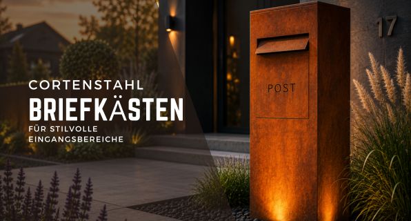 Cortenstahl-Briefkästen