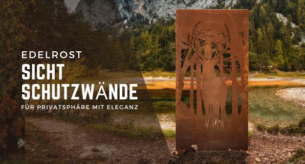 Edelrost Sichtschutz