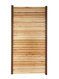 Sichtschutzwand Berlin aus Metall & Lärchenholz – 200 × 100 cm Trennwand modern