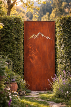 Parawand Berg 200x100 cm – Sichtschutz Garten aus Metall Made in Germany