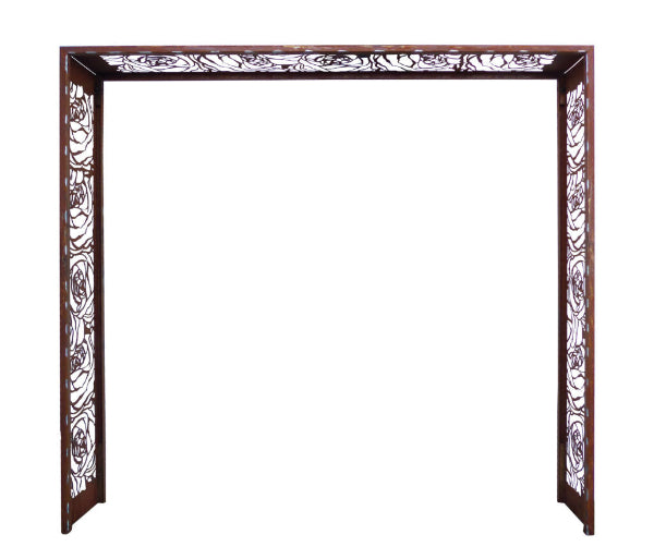 Rosenbogen Edelrost aus Metall – Robuster Rankbogen Made in Germany