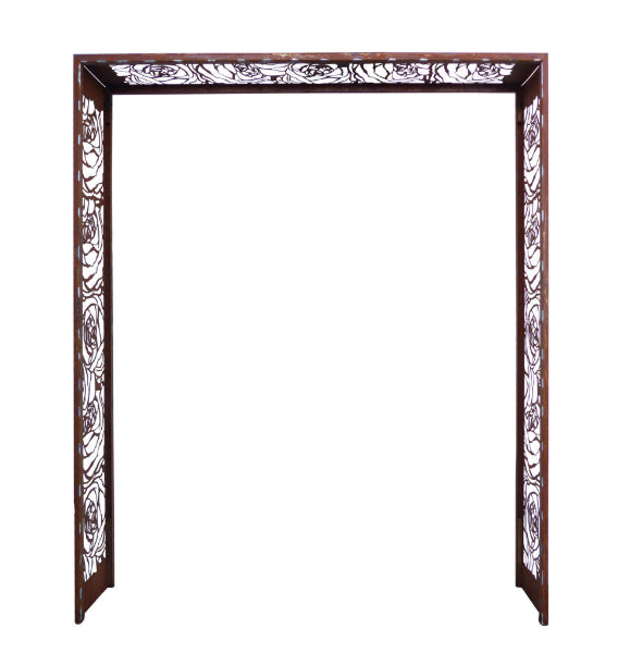 Rosenbogen Edelrost aus Metall – Robuster Rankbogen Made in Germany