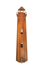 Garten Leuchtturm Metall Edelrost 130 cm – Maritime Deko für Außen & Innen
