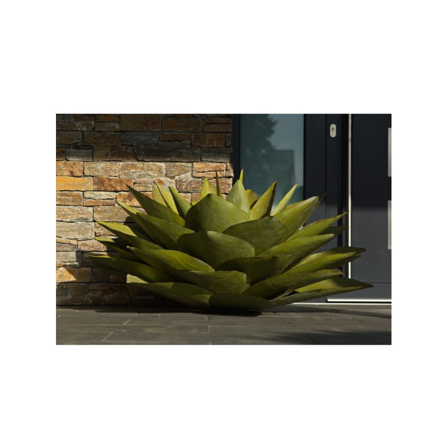 Gartenoase Agave Exklusive Dekoskulptur aus Eisen in 3 verschiedenen Größen