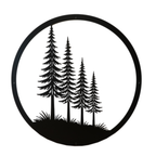 Parawand Wald Stecksystem Edelrost Sichtschutzwand Gr. 200 x 100 cm