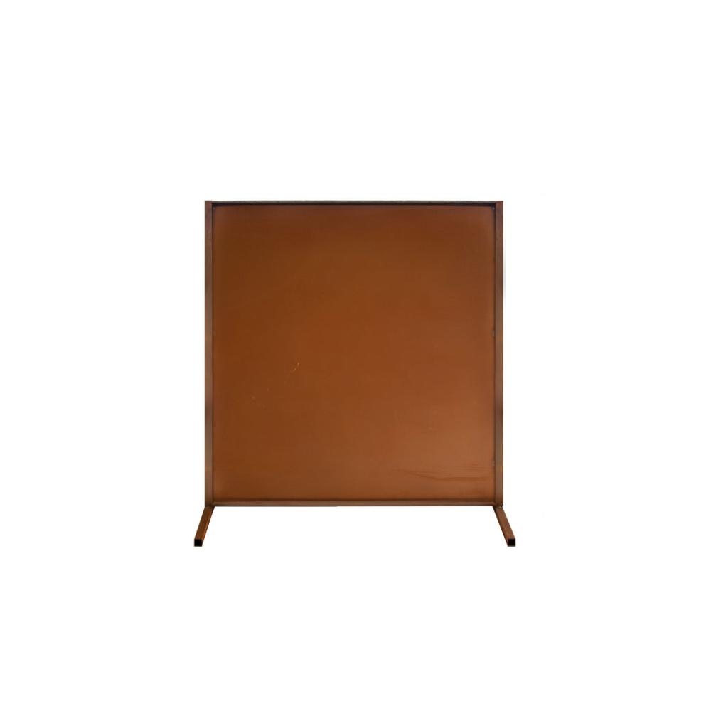 Robuste Edelrost Sichtschutzwand, perfekt für den Garten, mit geschwungenen Linien und natürlicher Optik.