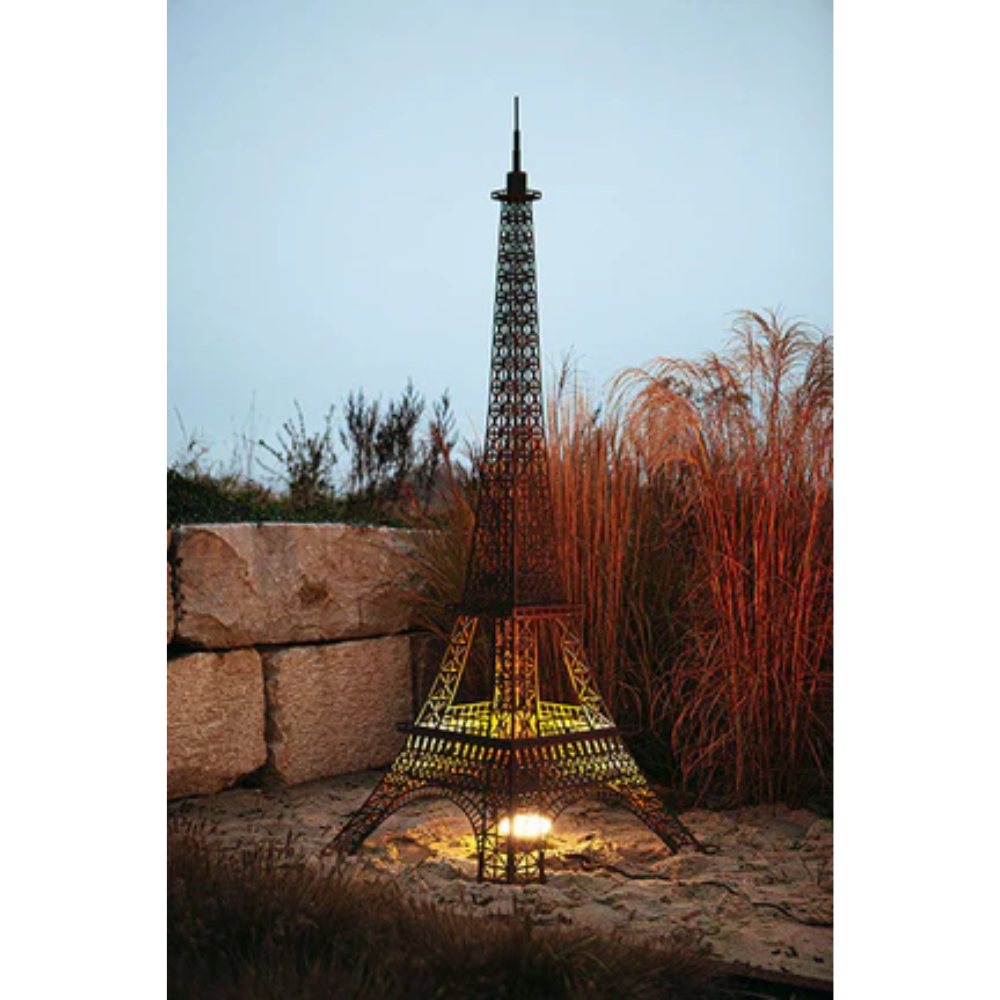 Eifelturm aus Metall Edelrost XXL Skulptur Pariser Wahrzeichen