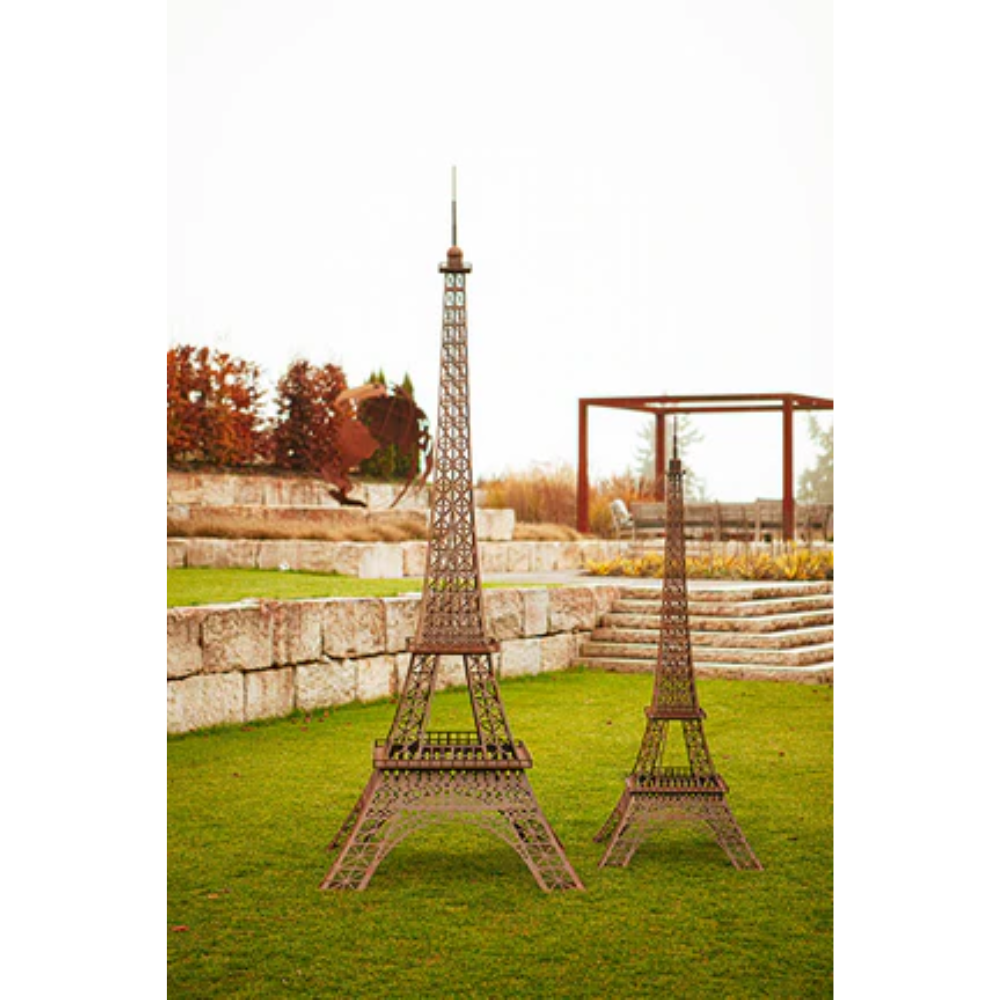 Eiffelturm aus Metall Edelrost XXL Skulptur Pariser Wahrzeichen