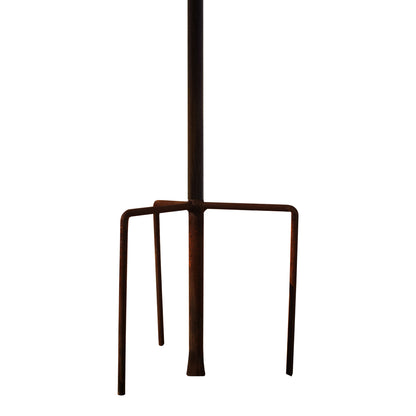 Fackelstab Drachenkopf Edelrost Gartenfackel Feuerstab Feuerkorb-Stab Flammenstab