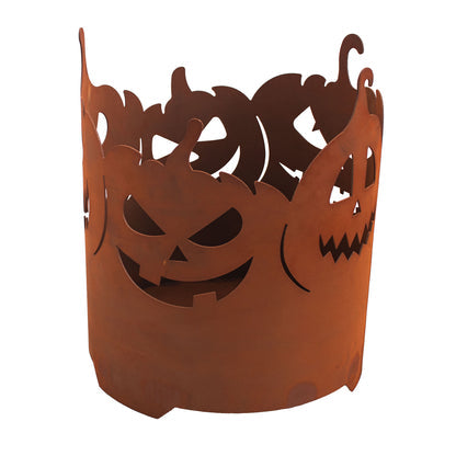 Feuerkorb Halloween Edelrost
