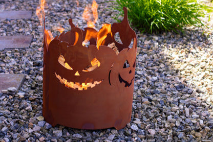 Feuerkorb Halloween Edelrost