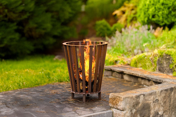 Feuerkorb Tonne Edelrost Feuertonne Feuerstelle Lagerfeuer Rostdeko Rustikal