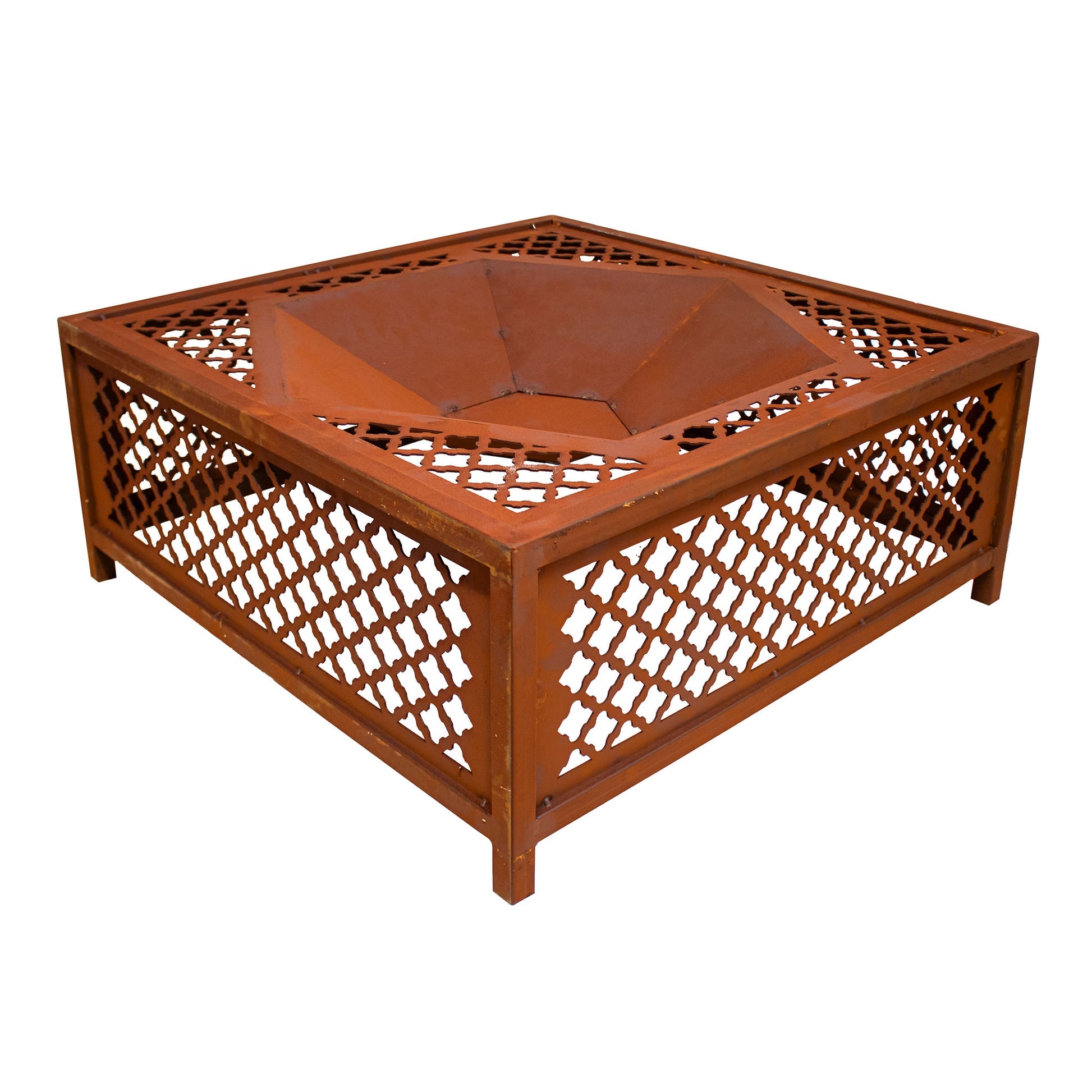 Feuerschale Rokoko - Edelrost Feuerschale Edler Feuerkorb Echtrost