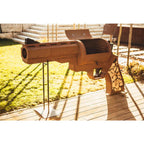 Grill Grillstelle Feuerstelle Holzkohlegrill XL Pistole Smoker für den Garten