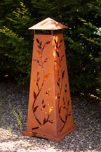 Feuerturm  für stimmungsvolle Abende im Garten.