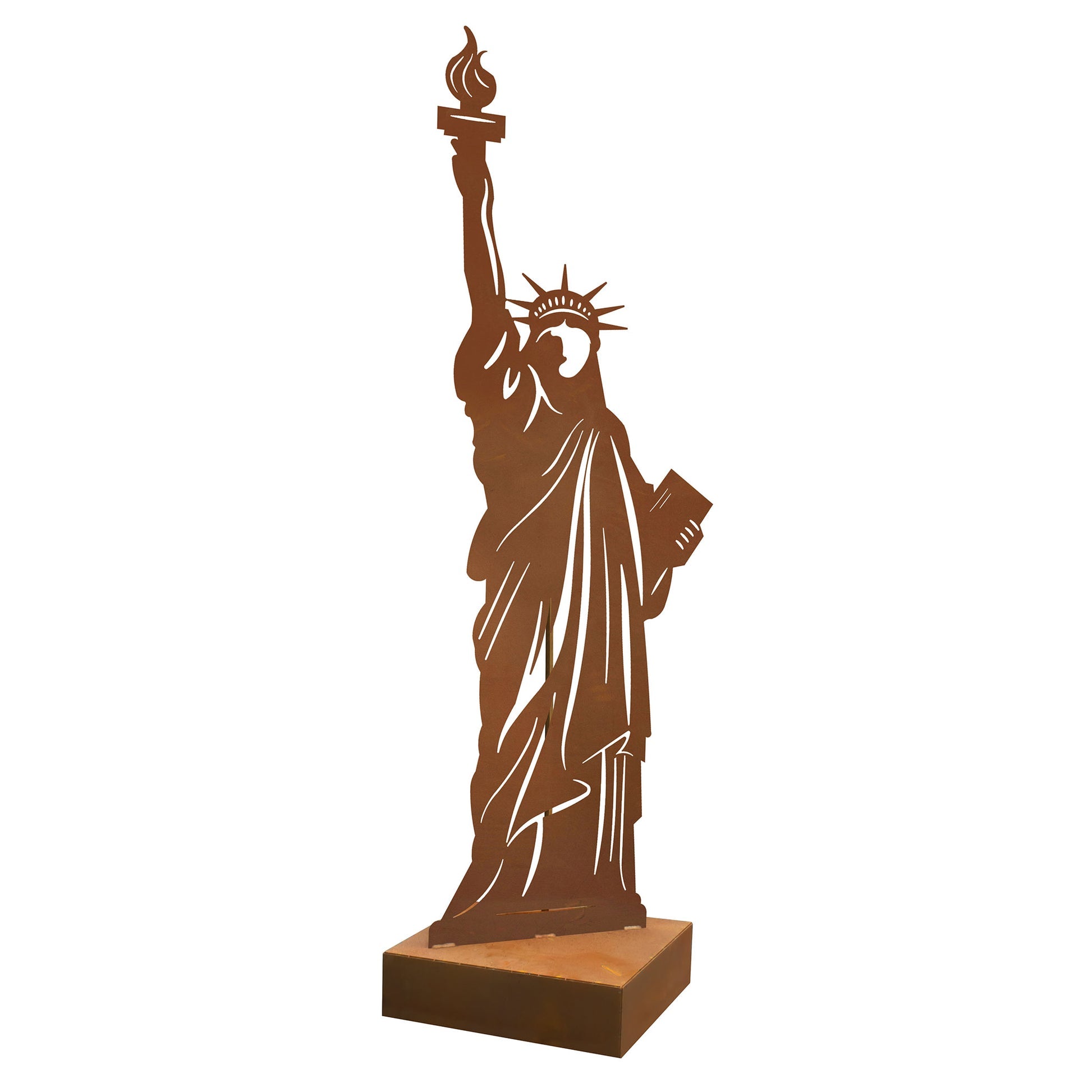 Freiheitsstatue Metall - Wahrzeichen Lady Liberty Edelrost Höhe 200 cm
