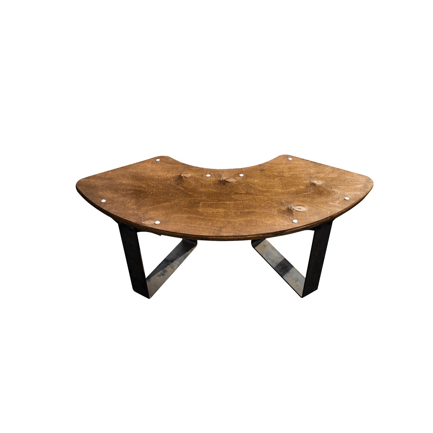 Gartenbänkchen - Circle einzeln oder im Set aus Birkenholz und Metall Gartenbank