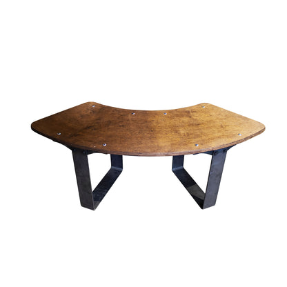 Gartenbänkchen - Circle einzeln oder im Set aus Birkenholz und Metall Gartenbank