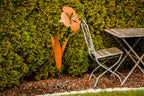 Gartenblume aus Edelrost  Garten Gartendeko Rostdeko Gartenstecker  Blume Metall