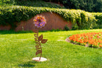Glas Gartenblume Mama