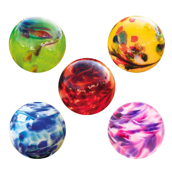 Glasblume - Ferrum - Metallblume mit Glas- oder Edelstahlkugeln Gardendeko