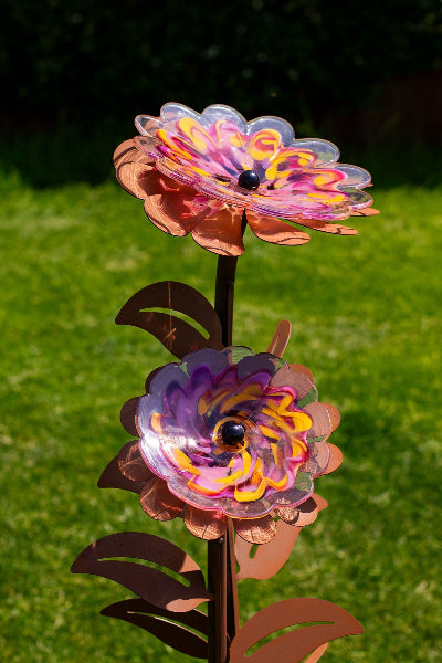 Glasblume Zoe Edelrost