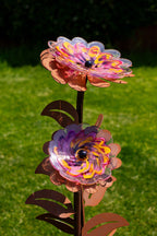 Glasblume Zoe Edelrost