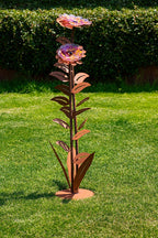 Glasblume Zoe Edelrost