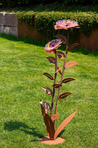 Glasblume Zoe Edelrost