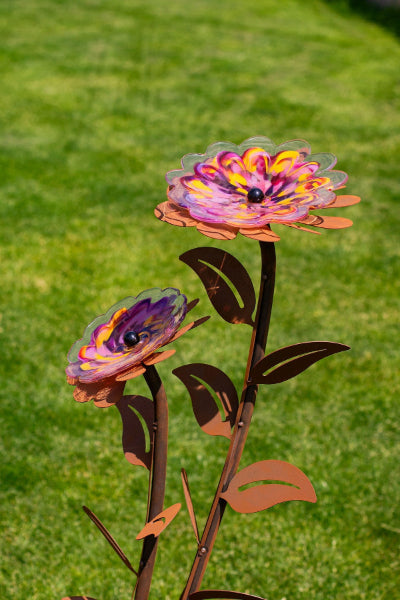 Glasblume Zoe Edelrost