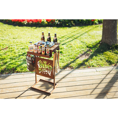 Grilltisch Edelrost - mit verschiedenen Tafeln erhältlich Grillzubehör Rost