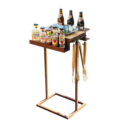 Grilltisch Edelrost - mit verschiedenen Tafeln erhältlich Grillzubehör Rost