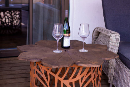 Runde Feuerstelle Floral Edelrost