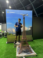 Eifelturm aus Metall Edelrost XXL Skulptur Pariser Wahrzeichen