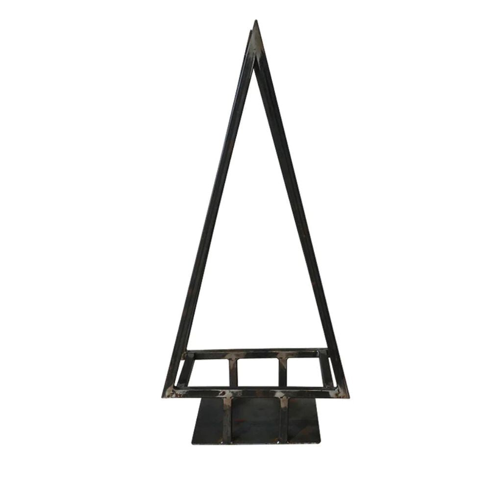 Kaminholzregal Holzlege - Tanne Edelrost Holzlager Edle Holzaufbewahrung