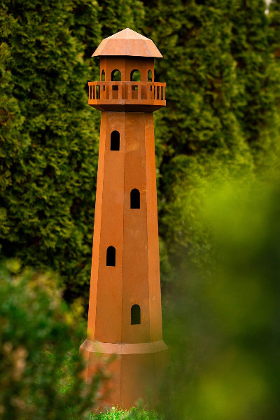 Leuchtturm Leuchtfeuer Edelrost Maritime Gartendeko Gartenskulptur Kunstobjekt