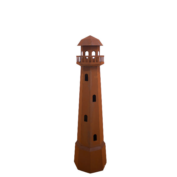 Leuchtturm Leuchtfeuer Edelrost Maritime Gartendeko Gartenskulptur Kunstobjekt