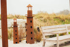 Leuchtturm  Norddeutschland aus Metall Edelrost Leuchtturm XXL - Echtrost