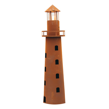 Leuchtturm  Norddeutschland aus Metall Edelrost Leuchtturm XXL - Echtrost